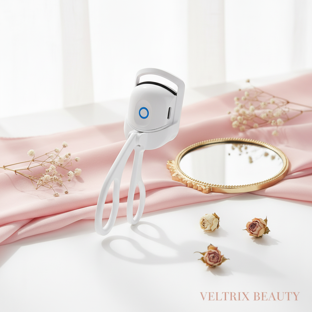 Veltrix Beauty - White Eyelash Curler Branded